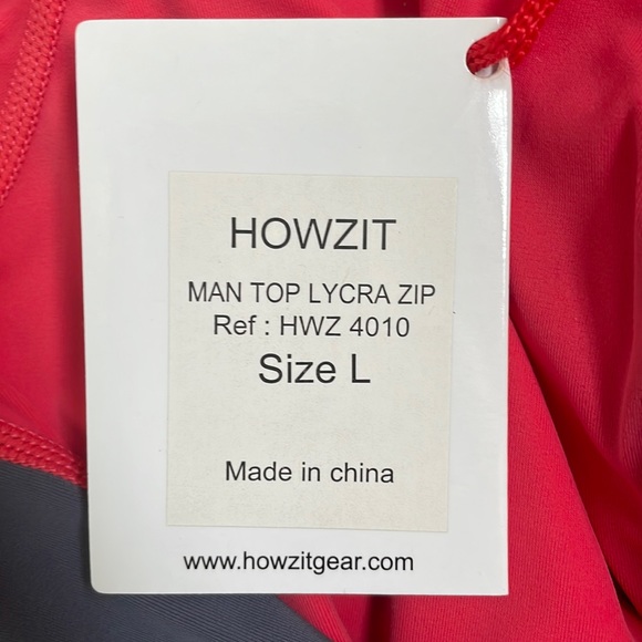 Men’s Lycra Zip Top - Picture 4 of 4